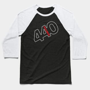 440 Magnum - Badge Design (Reverse) Baseball T-Shirt